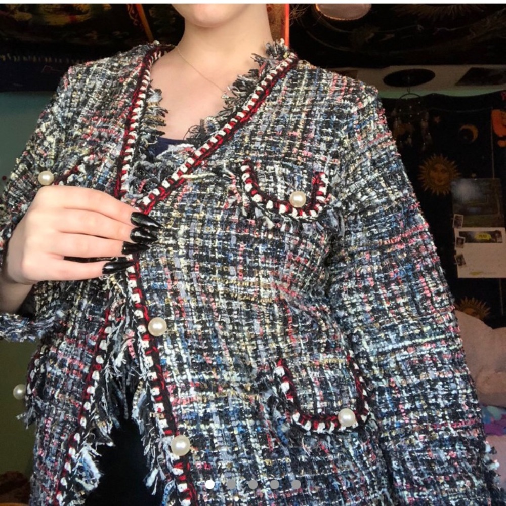 tweed blazer